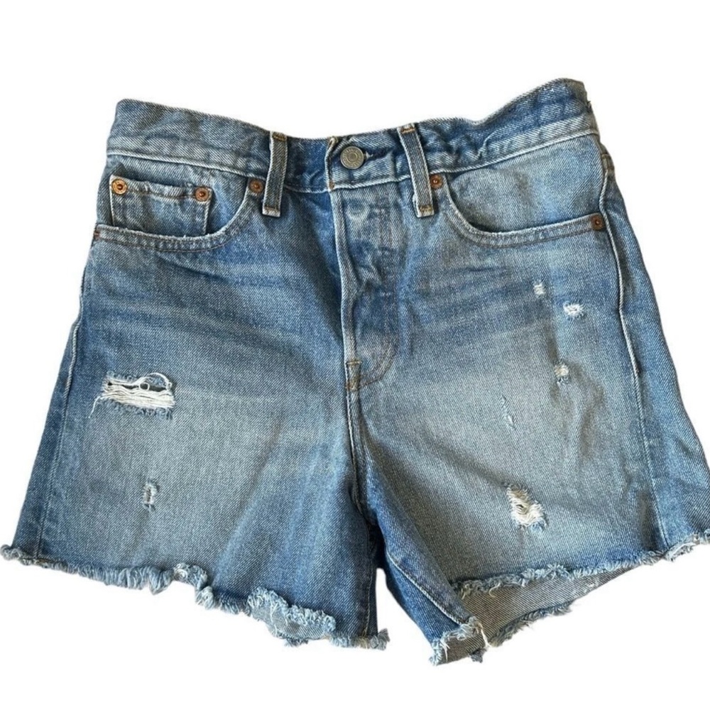 Women's Blue Denim Shorts